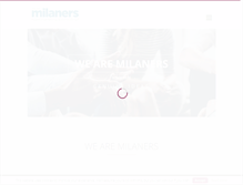 Tablet Screenshot of milaners.com
